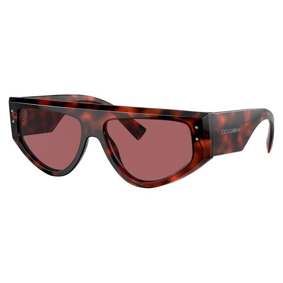 New Dolce & Gabbana Havana Aviator DG4461 3358/69 Sunglasses Women - Picture 1 of 6